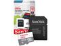 Imagem de Cartão de Memória 16GB Micro SD SanDisk 10 - com Adaptador SD Ultra