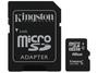 Imagem de Cartão de Memória 16GB Micro SDHC Classe 4 - com Adaptador Kingston SDC4/16GB