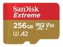 Imagem de Cartão de Memória 256gb Micro Sd Extreme 190mbs Sandisk (Drones, Câmeras de Ação)