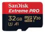 Imagem de Cartão de Memória 32gb Micro Sd Extreme Pro 100mbs Sandisk (Drones, Câmeras de Ação)