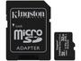 Imagem de Cartão de Memória 32GB Micro SD Kingston 10 - com Adaptador SD Canvas Select Plus SDCS2