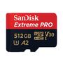 Imagem de Cartão de Memória 512gb Micro Sd Extreme Pro 200mbs Sandisk (Drones, Câmeras de Ação)