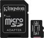 Imagem de Cartão de Memória 64gb Micro Sd Canvas Select Plus 100mbs A1 Kingston