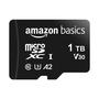 Imagem de Cartão de memória Amazon Basics microSDXC 1TB A2 U3 com adaptador Bla