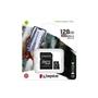 Imagem de Cartão de Memória Kingston Canvas Select Plus MicroSD 128GB Classe 10 com Adaptador, para Câmeras Au