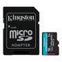 Imagem de Cartão de Memória Kingston MicroSD, 1TB, microSDXC Canvas Go Plus, com adaptador - SDCG3/1TB