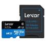 Imagem de Cartão De Memória Lexar Micro Sdhc 64gb 100mb/s 633x