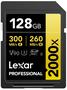 Imagem de Cartão de memória Lexar Professional 2000x 128GB SDXC UHS-II V90