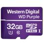 Imagem de Cartão de Memória Micro Sd 32gb 16tbw Intelbras Cameras Cftv Mibocam Purple Western Digital