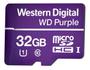 Imagem de Cartão de Memória Micro sd 32GB Intelbras Cameras Segurança 16TBW Wd Purple