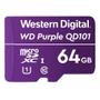 Imagem de Cartão De Memória Micro-SD 64 GB Wd PurpleT Intelbras Durabilidade 5x Maior, Gravação Contínua 24/7