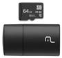 Imagem de Cartão de Memória micro SD + Adaptador Pen Drive 64gb Classe 10 Multilaser Mc164