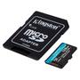 Imagem de Cartao de Memoria Micro SD Kingston U3 128GB / 170MBS / Canvas Go - (SDCG3/128GB)