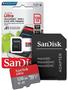 Imagem de Cartão de Memória Micro SD SANDISK 128GB Classe 10 Ultra Com Adaptador SD