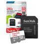 Imagem de Cartão de Memória Micro SD Sandisk 64GB, Transferência Rápida.