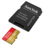 Imagem de Cartão de Memória Micro SD Sandisk Extreme 100-60 MB/s U3 V30 32 GB com Adaptador (SDSQXAF-032G-GN6AA)