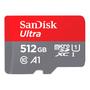 Imagem de Cartao de Memoria Micro SD Sandisk Ultra 512GB / C10 / 150MBS - (SDSQUAC-512-GN6MN)