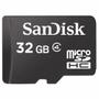 Imagem de Cartão de Memória Micro SDHC 32GB SanDisk C4 Adaptador SD SDSDQM-032G-B35A