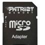 Imagem de Cartão de Memória Micro SDHC com Adaptador 16GB Classe 10 PSF16GMCSDHC10 Patriot