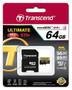 Imagem de Cartão de Memória MicroSDXC 64GB Transcend Classe 10 UHS-I Ultimate 633x