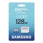 Imagem de Cartão de Memória Samsung Evo Plus 128GB 130/MB/s com Adaptador