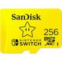 Imagem de Cartão de memória SanDisk 256GB Nintendo Switch UHS-I com adaptador (Amarelo)
