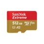 Imagem de Cartão De Memória Sandisk Extreme 512Gb U3 190-130Mb/S C/ Adaptador - Alta Velocidade
