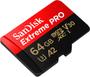 Imagem de Cartão de memória SanDisk Extreme PRO microSDXC 64GB Classe 10 U3