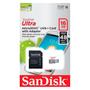 Imagem de Cartão de Memória Sandisk Micro SD 16GB 48mb/s Ultra Classe 10 para Smartphone Câmera Full HD Vídeo