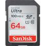 Imagem de Cartão de Memória SanDisk SDXC Ultra 64GB 100 MB/s