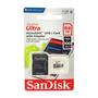 Imagem de Cartão de memória SanDisk Ultra 64GB microSDXC com adaptador SD x5