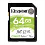 Imagem de Cartao de Memoria SD Kingston Canvas Select 64GB / 100MBS / Classe 10 - (SDS2/64GB)