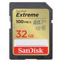 Imagem de Cartao de Memoria SD Sandisk Extreme U3 / V30 / 32GB / 100MBS - (SDSDXVT-032G-Gncin)