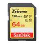 Imagem de Cartão de Memória SDXC Sandisk 64GB Extreme 150 MB/s