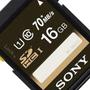 Imagem de Cartão de Memória Sony SF16UY 16GB, 70Mbps - Preto