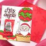 Imagem de Cartão Feliz Natal + Balinha mimo pronto para clientes - 10 unidades