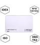 Imagem de Cartão ISO de Proximidade RFID 125 KHz IDEX - 10 unidades