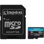 Imagem de Cartão Kingston Micro Sd 64Gb Canvas Go Plus Classe 10 A2 U3