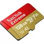 Imagem de Cartão Mem Micro Sd Cap 128Gb 4K Sandisk Extreme Sdsqxaa-128g-GN6AA