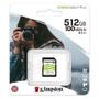 Imagem de Cartão Memória Kingston Canvas Select Plus C10 U3 V30 UHS-I SDXC 512GB