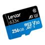 Imagem de Cartão Memória Micro SDXC 256GB 100MBs Lexar cADAPT