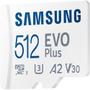 Imagem de Cartão Memoria Samsung Micro Sdxc Evo U3 4K 130Mb/S 512Gb