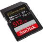 Imagem de Cartão Memória Sandisk Sd Xc 512Gb 280Mb/S Extreme Pro