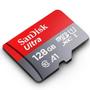 Cartão Memória Sandisk Ultra 128gb 140mb/s Classe 10 Microsd Original Imagem de Cartão Memória Sandisk Ultra 128gb 140mb/s Classe 10 Microsd Original