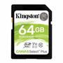 Imagem de Cartão Memória SDHC 64GB Canvas Select Plus SDS2/64GB - Kingston