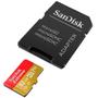 Imagem de Cartão Micro SD 32GB SanDisk Extreme com adaptador, captura de vídeo 4K UHD e Full HD, SDSQXAF-032G-GN6AA  SANDISK