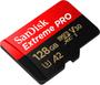 Imagem de Cartao Micro Sd Sandisk Extreme Pro 128gb 200mbs Para Câmeras, Drone, Notebook, Nintendo Switch, Games, Celular, Tablet com Adaptador