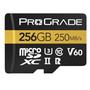 Imagem de Cartão microSD ProGrade Digital V60 256GB para SD de tamanho completo