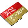 Imagem de Cartão MicroSDHC 32GB Sandisk Extreme 100mb/s 4K UHS-I / V30 / U3 / A1 Classe 10