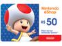 Imagem de Cartão Presente Digital Nintendo R$50,00 Ecash Brazil